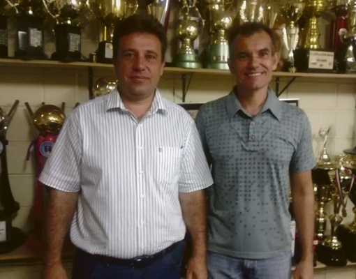 Fernando Laurenti, secretário de Esportes, e Edilson Paulin, diretor de Esportes