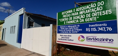 Sertãozinho terá serviços de doação de equipamentos ortopédicos e medicamentos