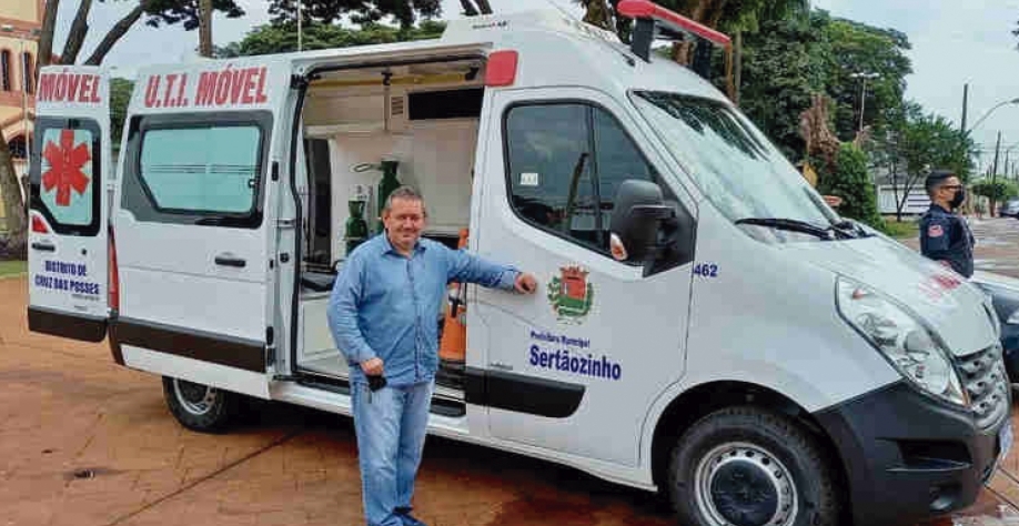 Vereador Cesinha conquista ambulância UTI de suporte avançado, para Cruz das Posses