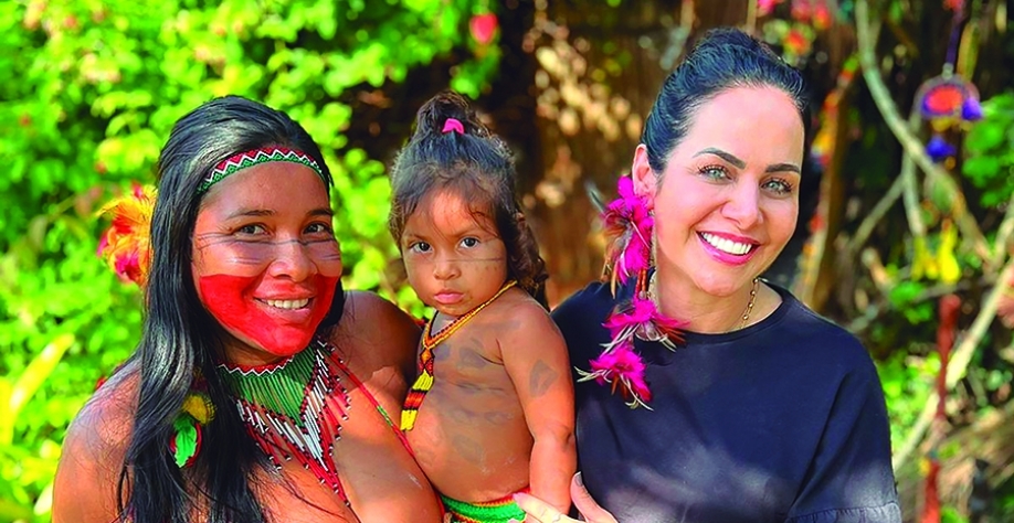 Índios Pataxó do sul da Bahia estão Estância Fazendinha até 1º de maio