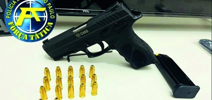 Bandidos furtam arma de GCM de Sertãozinho e são presos pela Força Tática, em RP