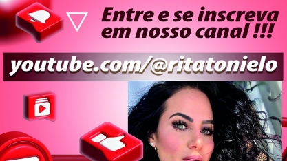 Apresentadora Rita Toniello tenta inovar usando agora o canal do YouTube com link diretamente da STZTV