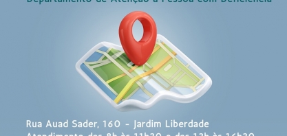 Saiba mais - Departamento de atenção à pessoa com deficiência atende em novo endereço
