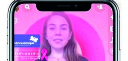 Intimissimi e América Amigas lançam campanha no Snapchat em apoio ao mês da conscientização sobre o câncer de mama 