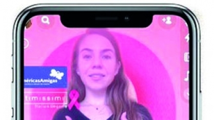 Intimissimi e América Amigas lançam campanha no Snapchat em apoio ao mês da conscientização sobre o câncer de mama 