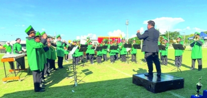 Banda Marcial da Juventude é campeã brasileira de fanfarras