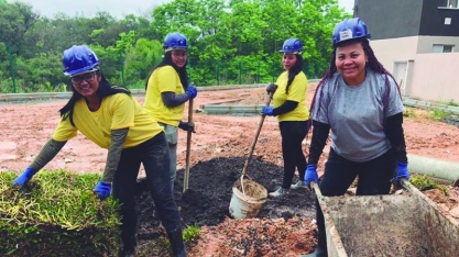Presença feminina é cada vez maior no canteiro de obras