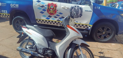 Guarda Civil Metropolitana de Sertãozinho recupera moto