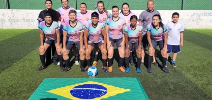 1ª Copa Itália Society Feminina - Equipe Pé Descalço foi a grande campeã
