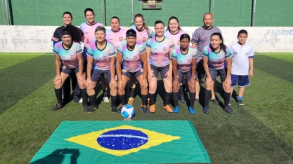 1ª Copa Itália Society Feminina - Equipe Pé Descalço foi a grande campeã