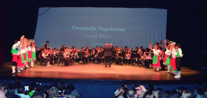 Orquestra jovem de Sertãozinho (150 anos da imigração italiana para o Brasil)