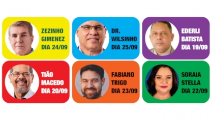 Candidatos a prefeito de Sertãozinho participam do programa Rita Tonielo
