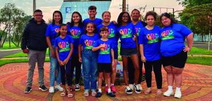 Pontal Patins Show representado a região e o Brasil