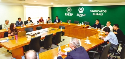EVENTO - Faesp apresenta agricultura irrigada no Brasil à comitiva chinesa