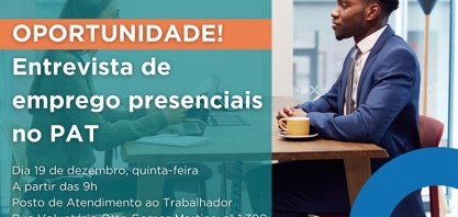 EMPREGO - Prefeitura de Sertãozinho organiza entrevistas de emprego para vagas temporárias na empresa Zanini Renk