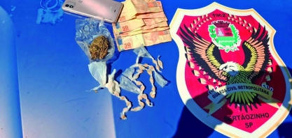GCM de Sertãozinho apreende mais drogas