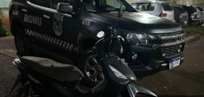 GCM de Sertãozinho apreende motocicleta