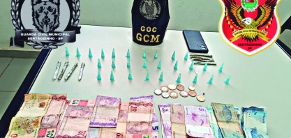 Crime: GCM de Sertãozinho aborda indivíduo com drogas