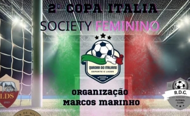 2ª Copa Itália de Futebol Society Feminino Abertura foi um sucesso total