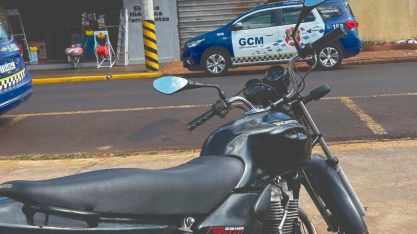 GCM de Sertãozinho apreende motocicleta