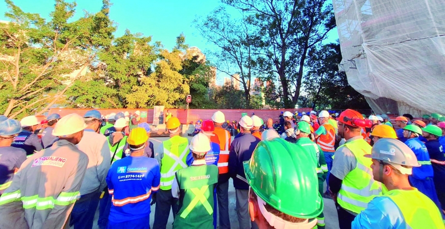 14 mil trabalhadores da construção civil contra o abuso sexual infantojuvenil