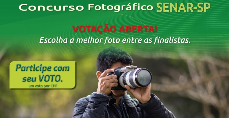 Aberta a votação popular do Concurso Fotográfico do Senar-SP