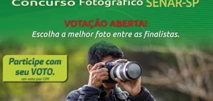 Aberta a votação popular do Concurso Fotográfico do Senar-SP
