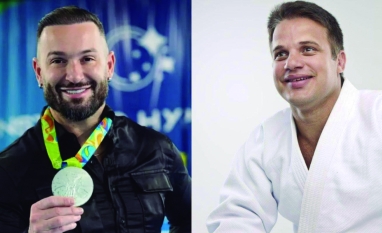 Sertãozinho recebe visita dos ex-atletas Diego Hypólito e Branco Zanol