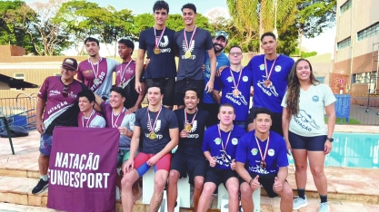 Natação de Sertãozinho conquista ouro, prata e bronze nos 67º Jogos Regionais
