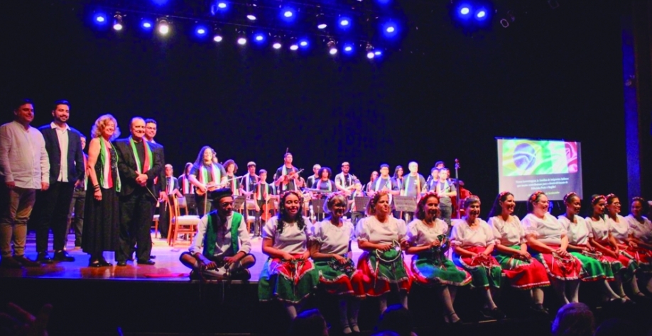 Noite italiana no teatro municipal em Ribeirão Preto 