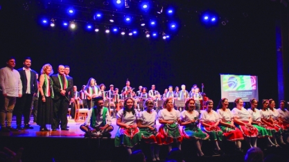 Noite italiana no teatro municipal em Ribeirão Preto 