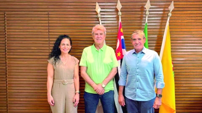 Dra. Rita Tonielo se reúne com prefeito de Sertãozinho e conta com a presença de Duarte Nogueira