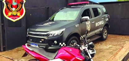 GCM de Sertãozinho recupera motocicleta furtada