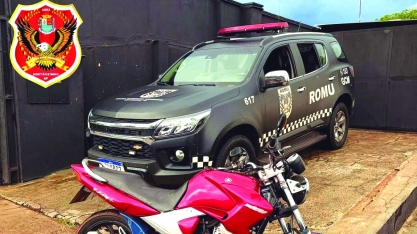 GCM de Sertãozinho recupera motocicleta furtada