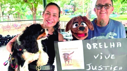Movimento pelo cãozinho Orelha reúne moradores em Sertãozinho