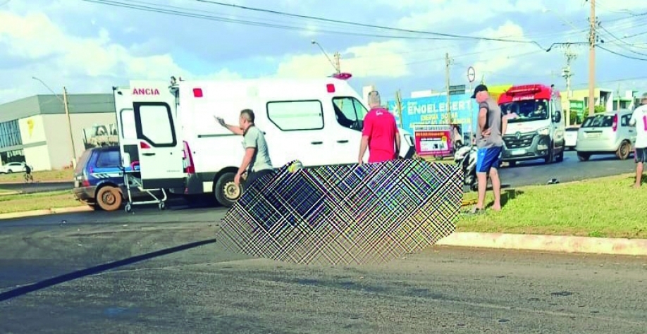 Acidente envolvendo motocicleta em Sertãozinho/SP