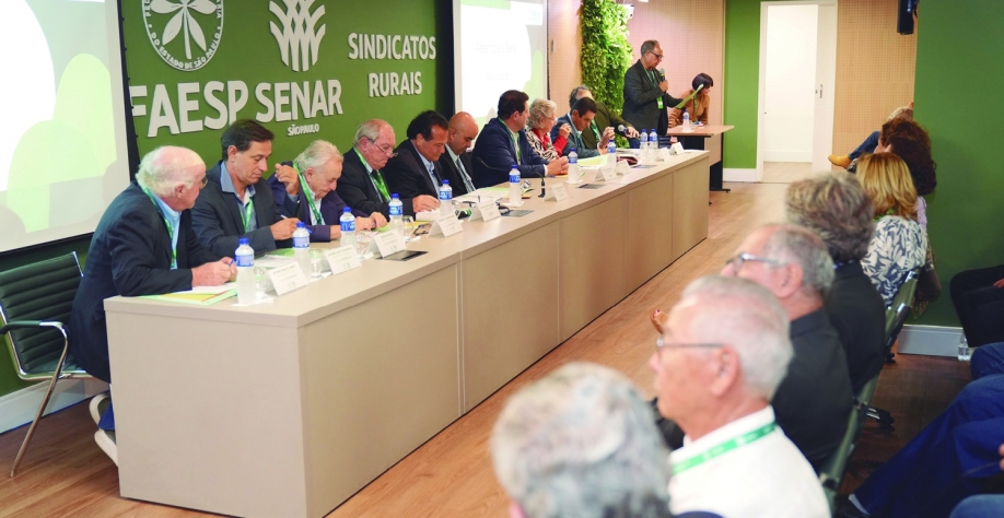 Contas da Faesp são aprovadas por mais de 97% dos presidentes de sindicatos rurais