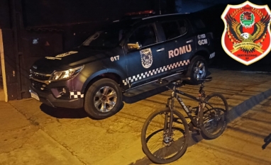 ROMU Sertãozinho prende homem em flagrante por furto de bicicleta e recupera veículo