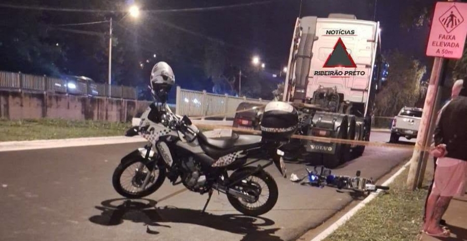 Jovem de 18 anos fica gravemente ferida após acidente entre carreta e bicicleta elétrica em Sertãozinho