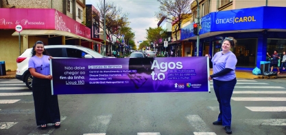 Ações do Agosto Lilás orientam população sobre enfrentamento à violência contra a mulher