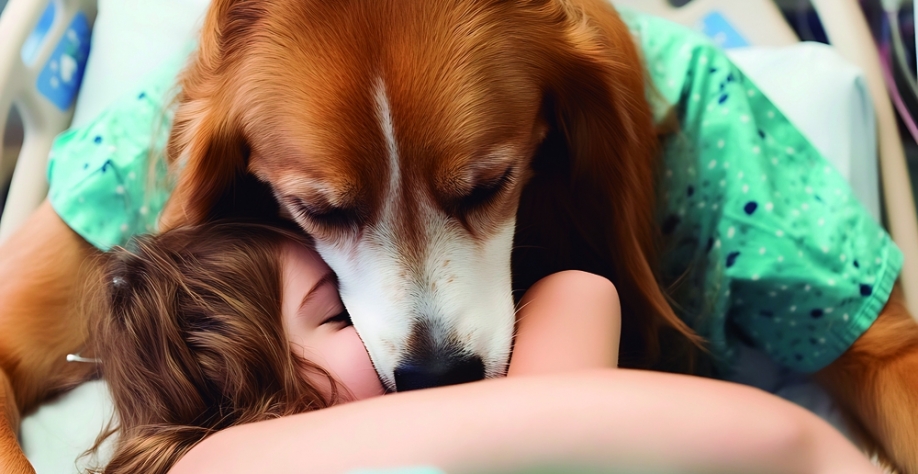 Cães resgatados retribuem visita a crianças e adolescentes com deficiência visual em nova ação do Love que Cuida, em São Paulo