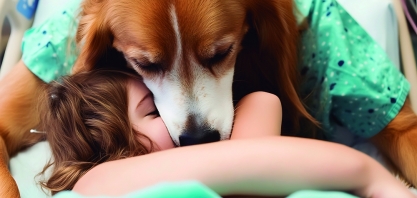 Cães resgatados retribuem visita a crianças e adolescentes com deficiência visual em nova ação do Love que Cuida, em São Paulo