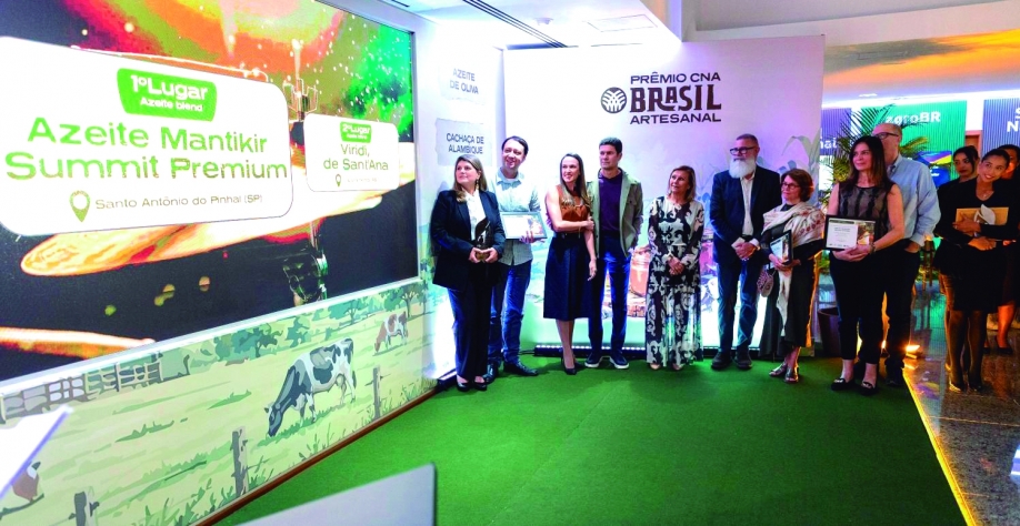 Azeite paulista da Mantiqueira conquista primeiro lugar no Prêmio CNA Brasil Artesanal