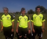 Pedrinho foi o árbitro do jogo, com os assistentes Jorge e Jucivaldo            