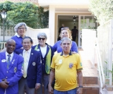 Leões de destaque: Tânia, Carmen, Celeste, Ronald, Elídio e Roberto 